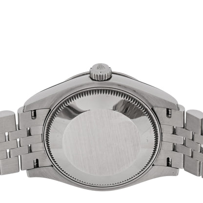 Rolex Stainless Steel 18K White Gold Diamond 31mm Oyster Perpetual Datejust Watch Silver 278274 4 of 5