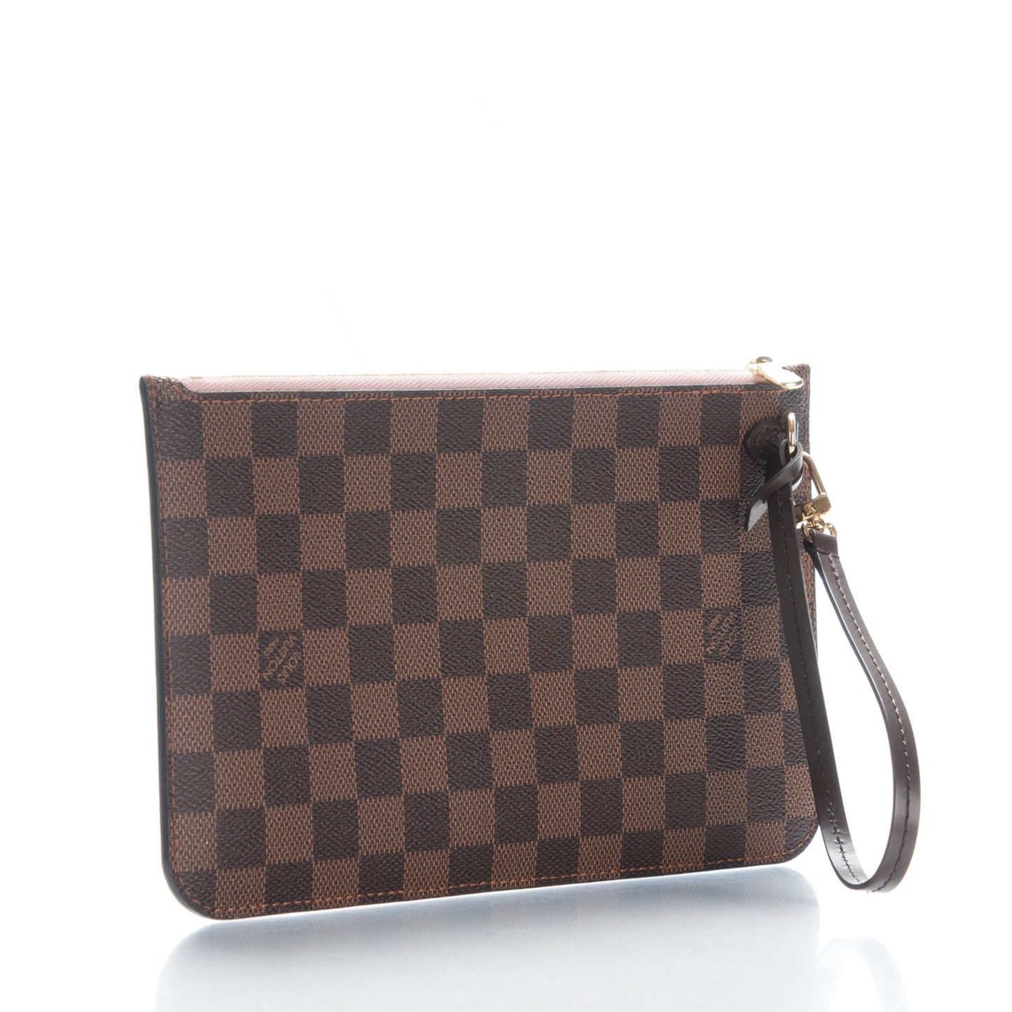 Damier Ebene Neverfull MM GM Pochette Rose Ballerine