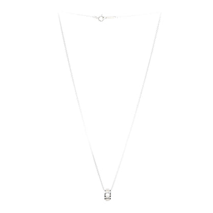 Tiffany Sterling Silver Atlas Open Pendant Necklace 3 of 6