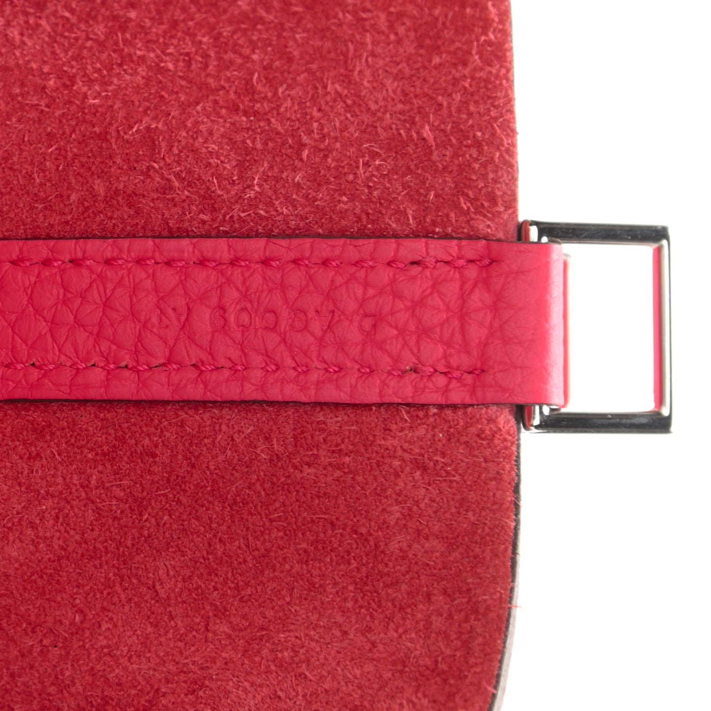 Taurillon Clemence Picotin Lock 22 MM Rose Extreme
