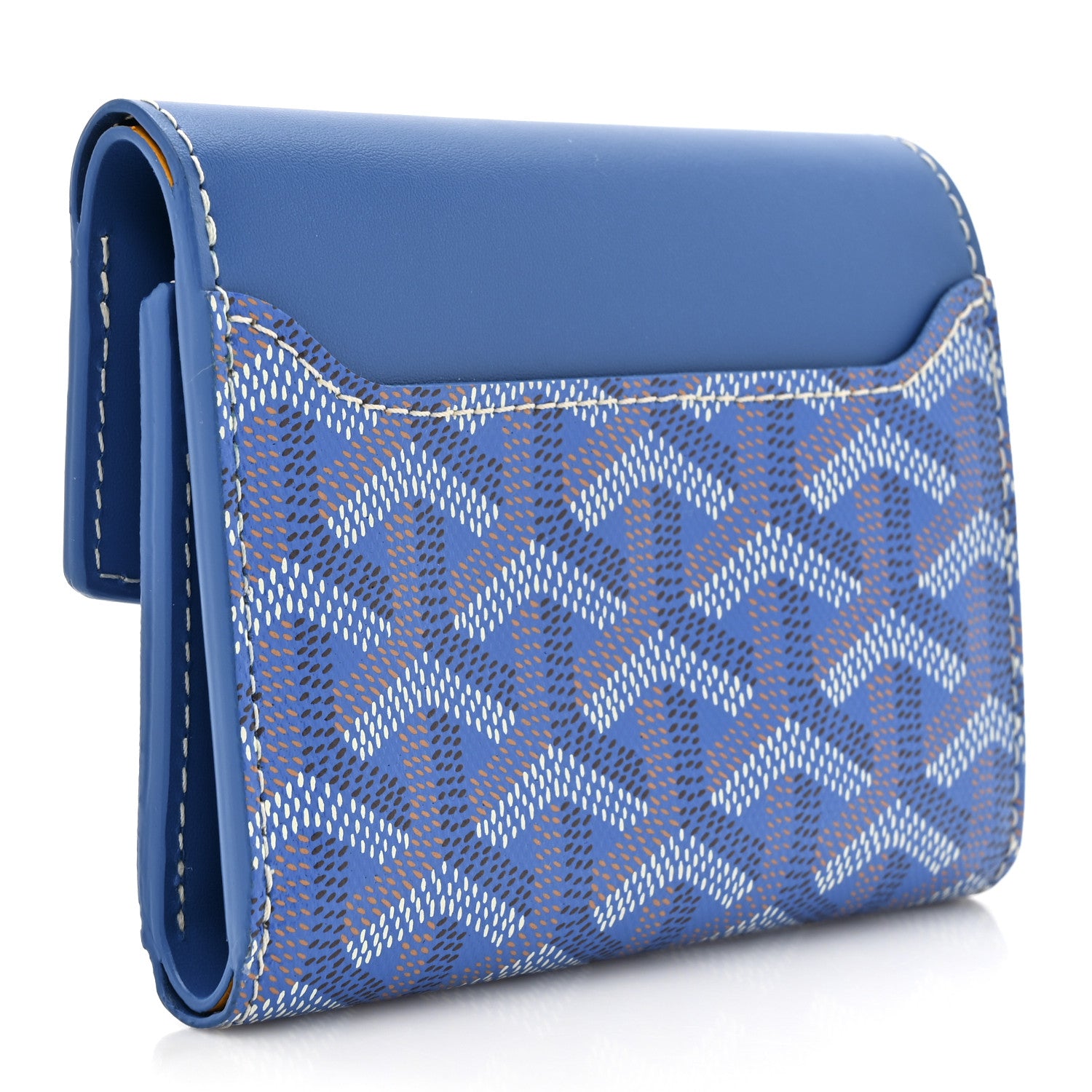 Goyard Goyardine Saint-Gabriel Compact Wallet Sky Blue 3 of 8