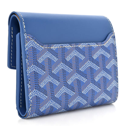 Goyard Goyardine Saint-Gabriel Compact Wallet Sky Blue 3 of 8