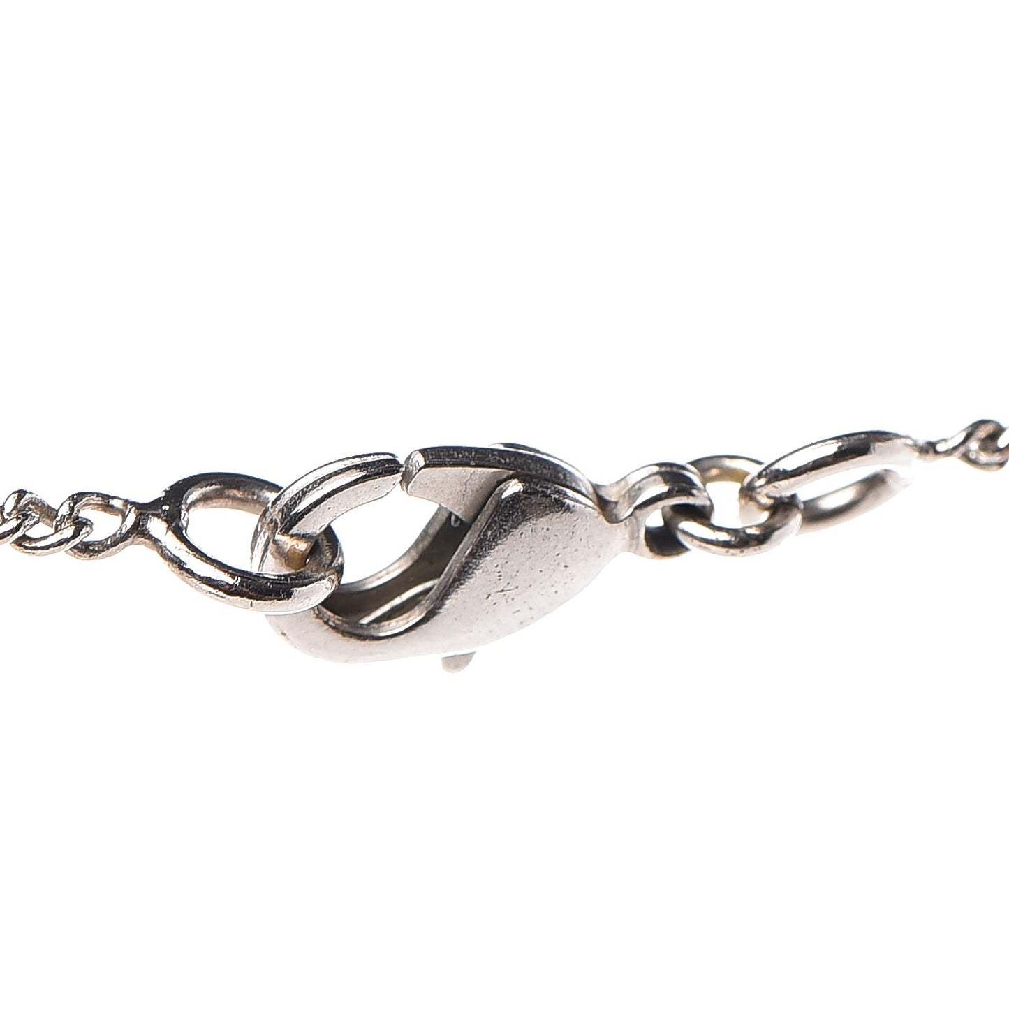 Crystal Timeless CC Necklace Silver