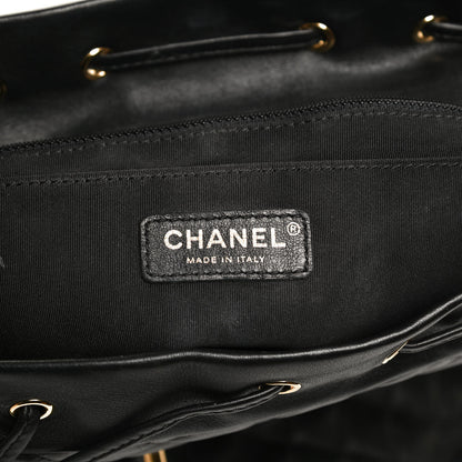 Chanel Lambskin Quilted Large Urban Spirit Backpack Black 6 of 12