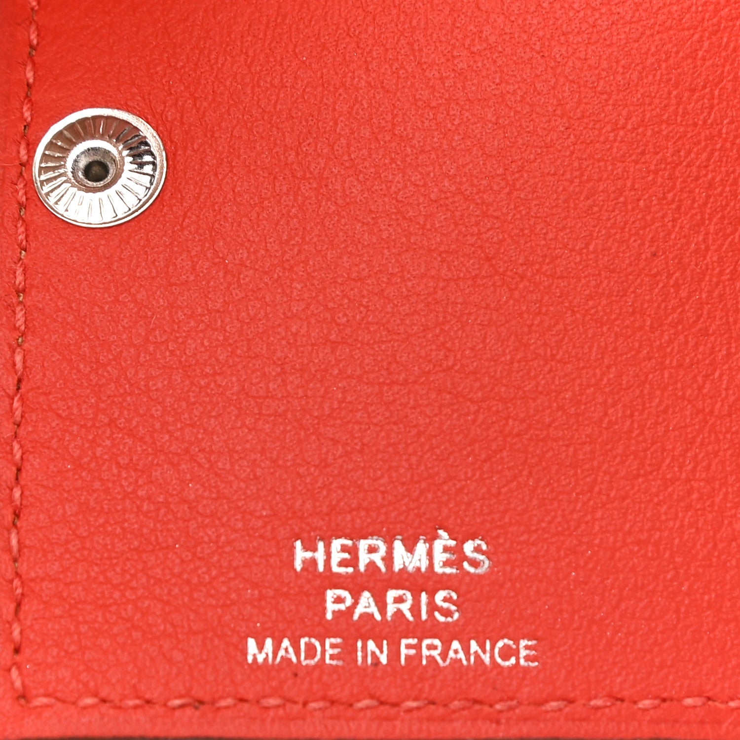 Hermes Togo Swift Nano Ulysse Bag Charm Gold Capucine 3 of 3