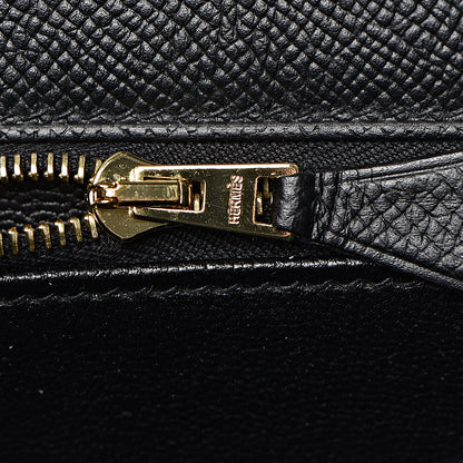 Hermes Epsom Kelly Sellier 28 Black 19 of 42