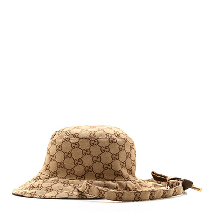 Gucci Canvas Monogram Reversible Bucket Hat M Brown 12 of 18