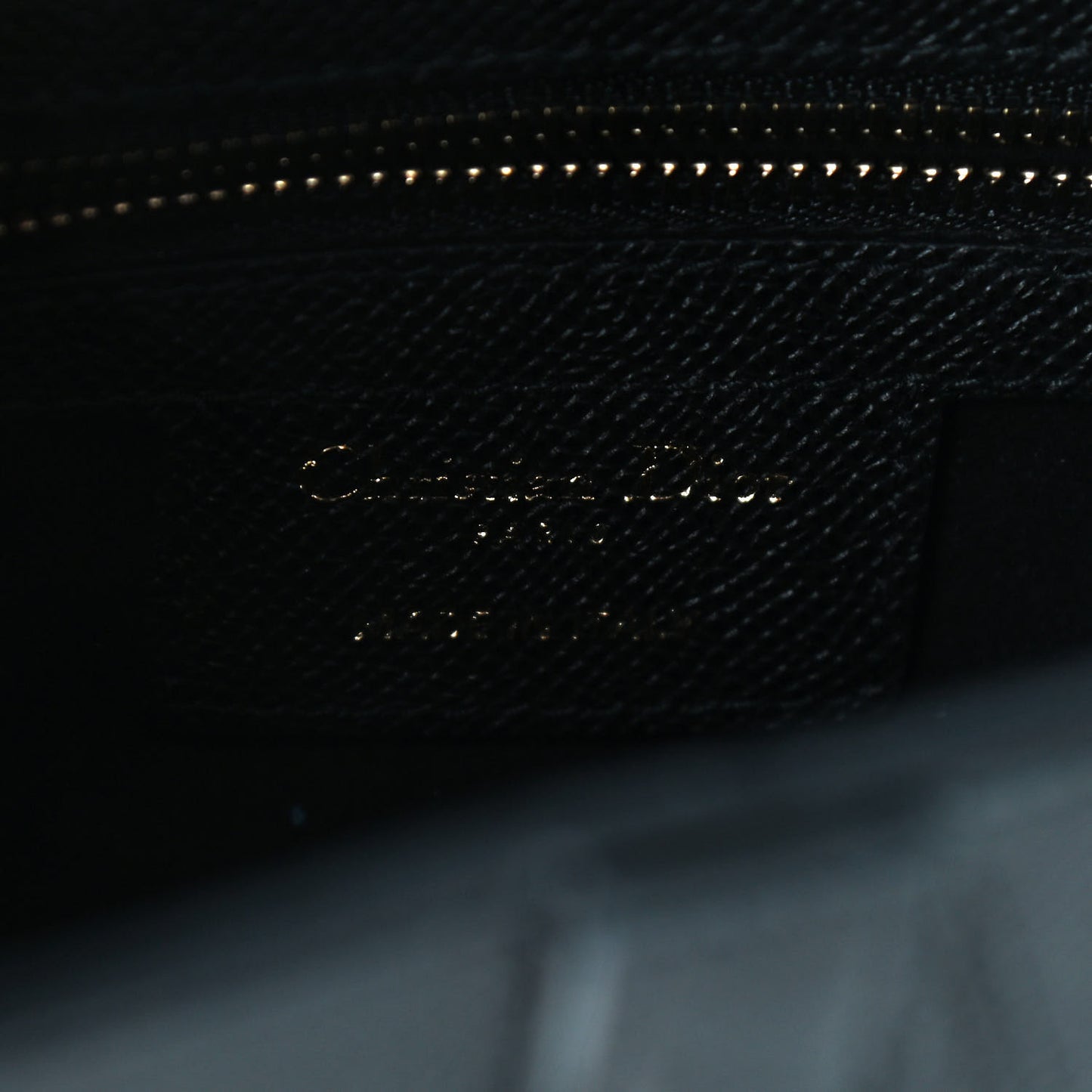 Grained Calfskin Saddle Bag Black