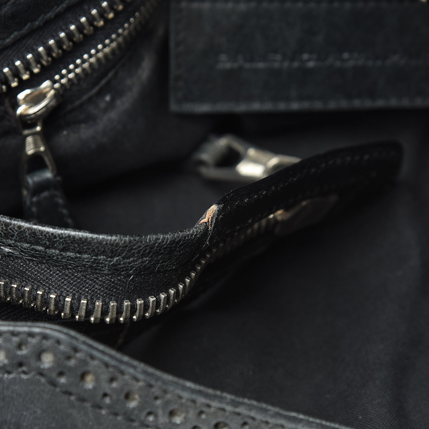Balenciaga Agneau Giant Brogues Hardware City Black 13 of 27
