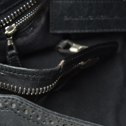 Balenciaga Agneau Giant Brogues Hardware City Black 13 of 27