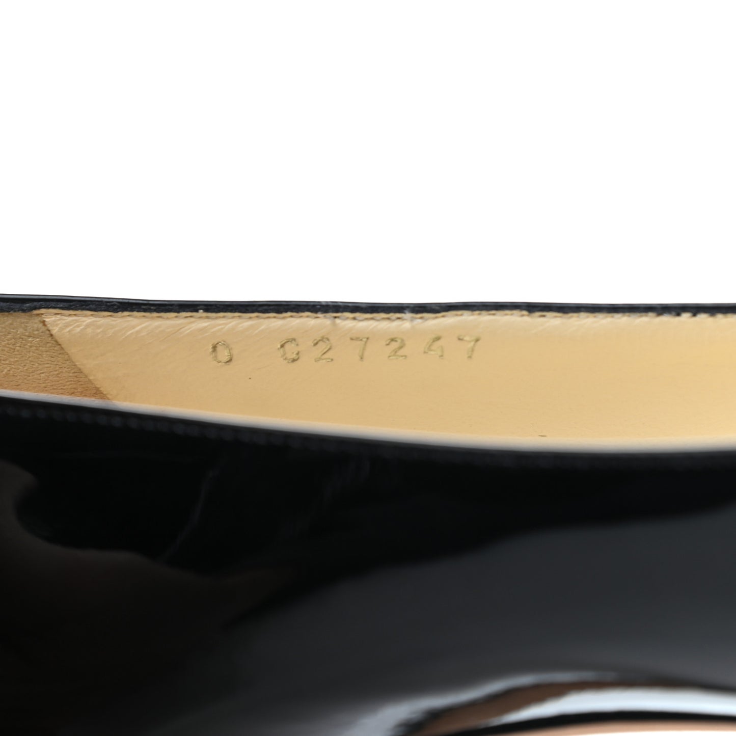 Patent CC Chain Cap Toe Pumps 39.5 Black