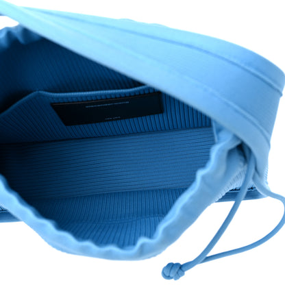Alexander Wang Ribbed Knit Small Ryan Bag Blue 5 of 8