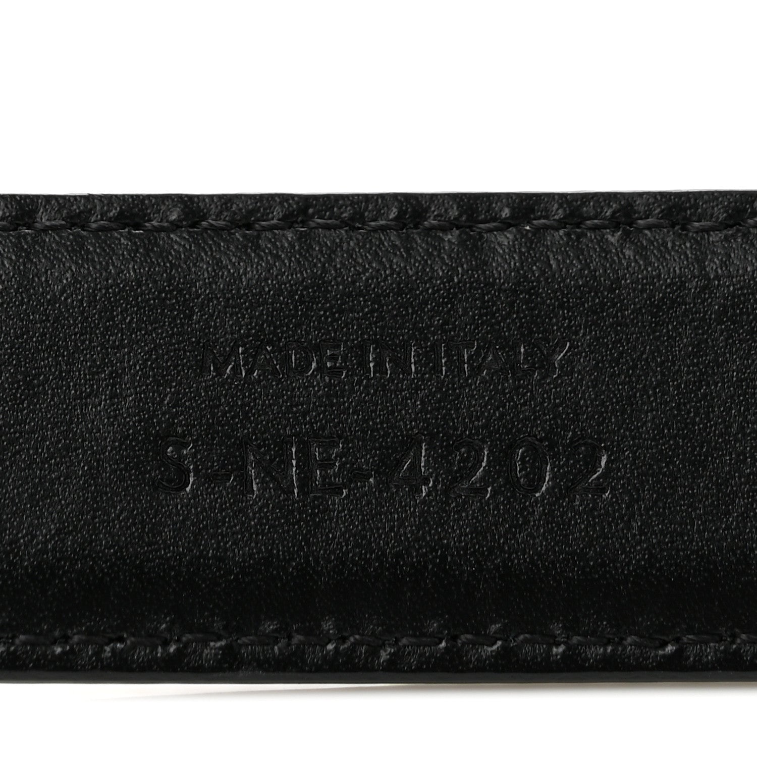 Celine Box Calfskin Medium 25mm Triomphe Belt 80 32 Black 6 of 7
