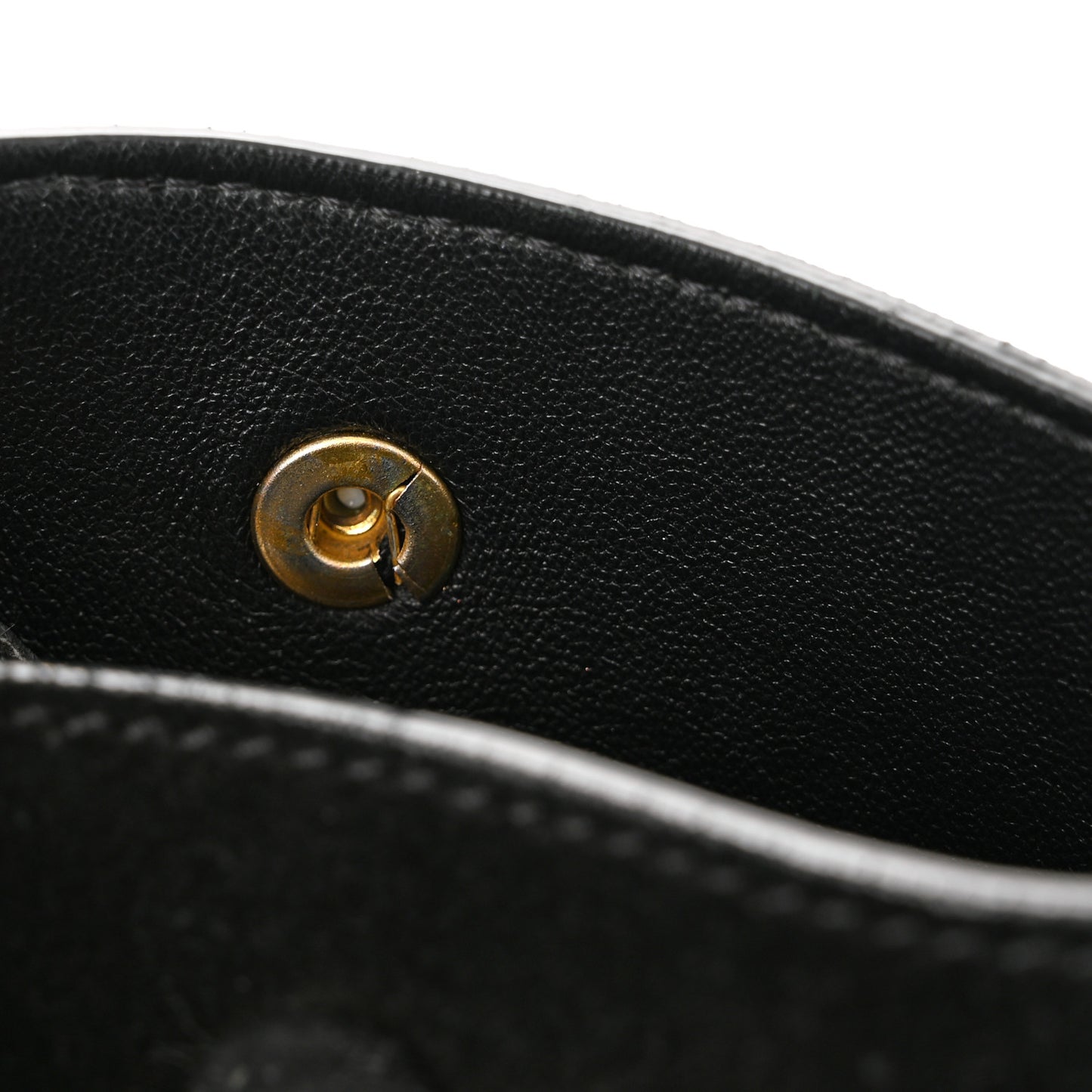 Crocodile Embossed Calfskin Suede Medium Trapeze Black