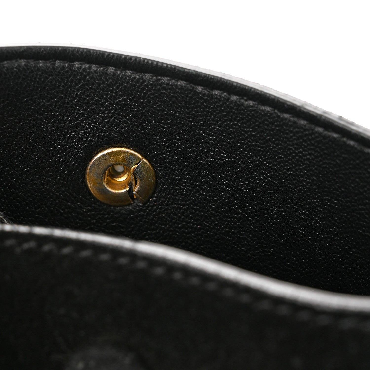 Celine Crocodile Embossed Calfskin Suede Medium Trapeze Black 10 of 15