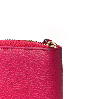 Gucci Pebbled Calfskin Zip Around Wallet Pink 20 of 20