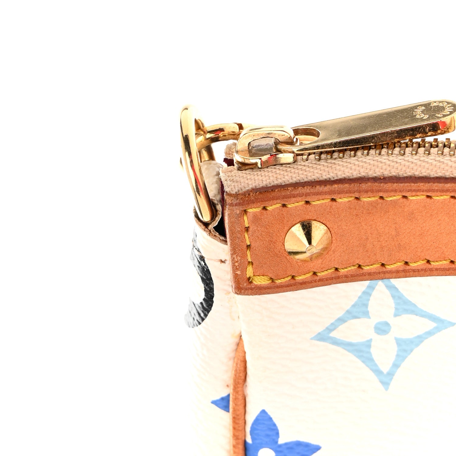 Louis Vuitton Monogram Multicolor Pochette Accessories White 12 of 13