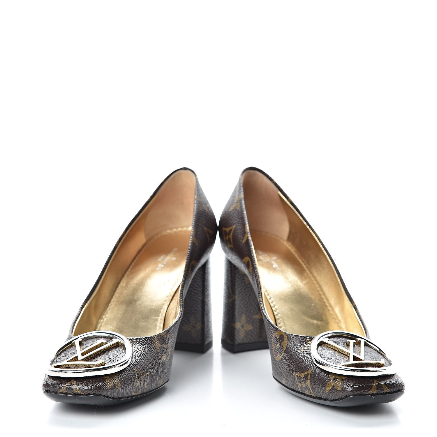 Louis Vuitton Monogram Madeleine Pumps 38 5 of 15