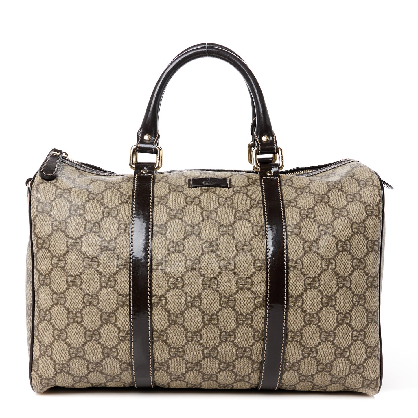 GG Plus Monogram Medium Joy Boston Dark Brown