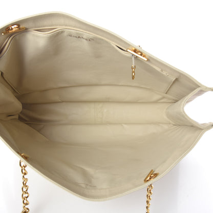 Chanel Caviar CC Shopper Tote Beige 5 of 12