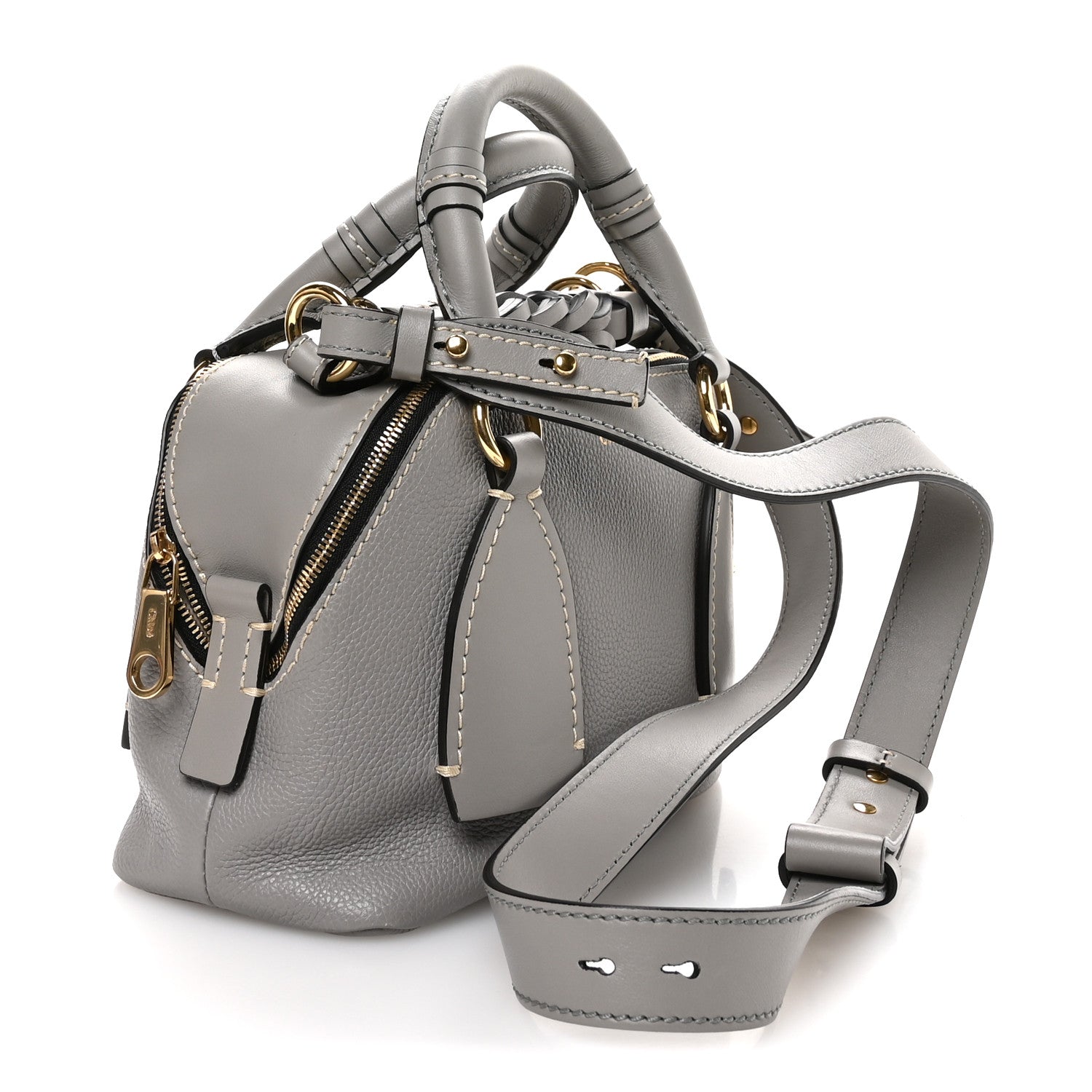 Chloe Calfskin Small Daria Stormy Grey 1804817 – FASHIONPHILE