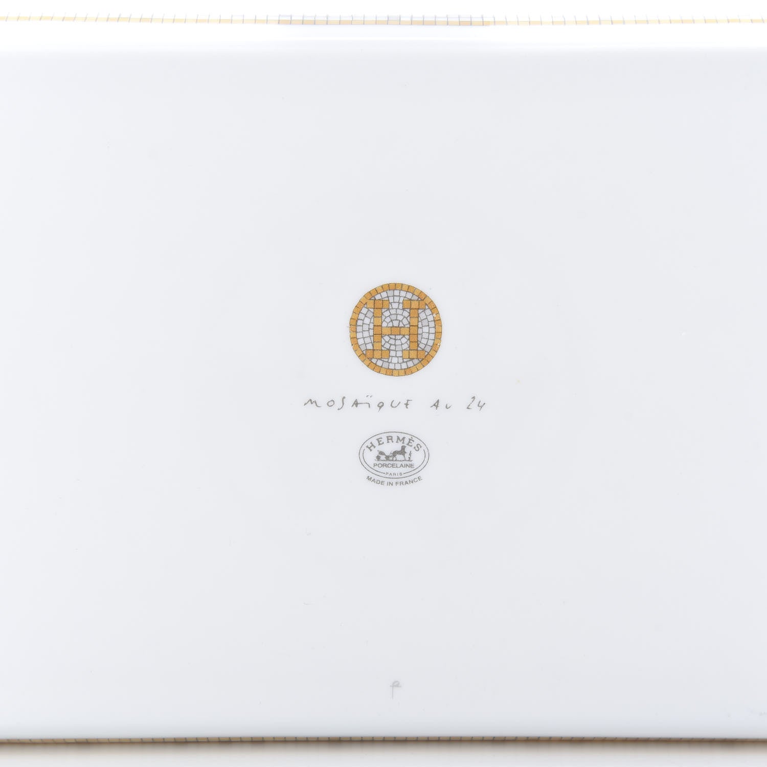 Hermes Porcelain Mosaique au 24 Sushi Plate 4 of 7