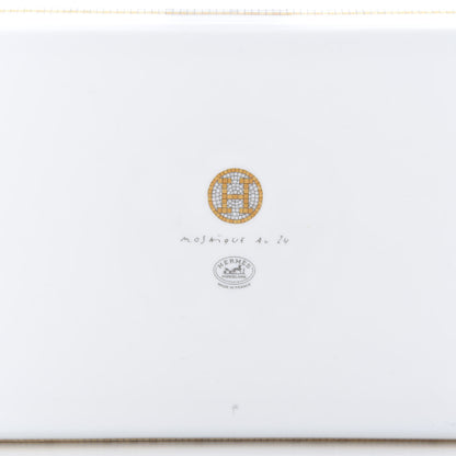Hermes Porcelain Mosaique au 24 Sushi Plate 4 of 7