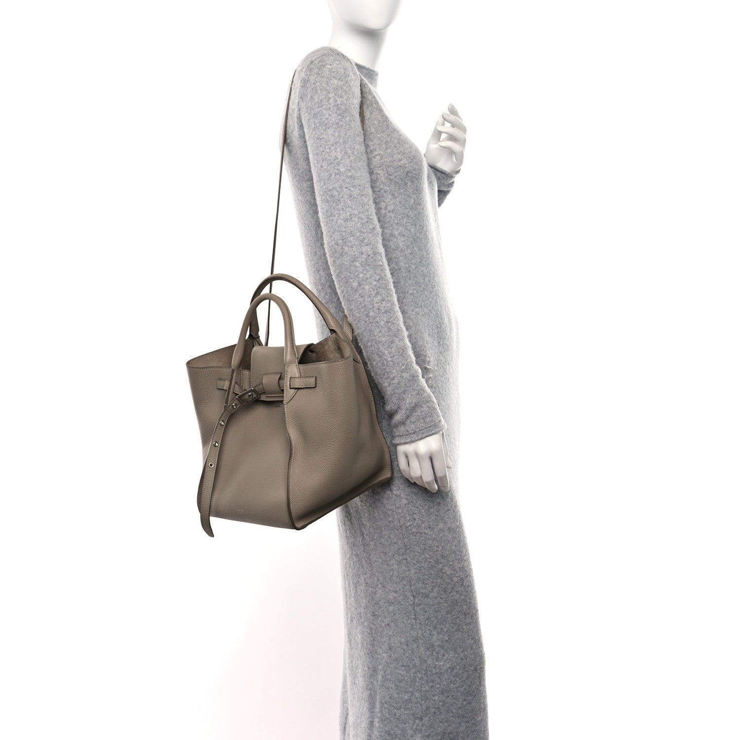 Celine Supple Grained Calfskin Small Big Bag Light Taupe 2 of 8