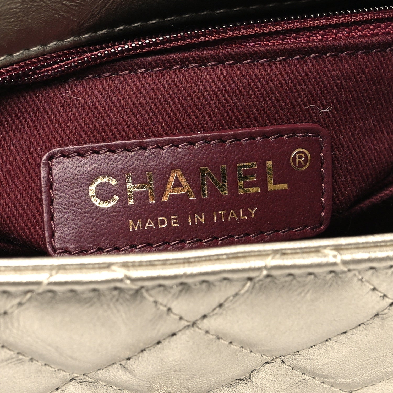 Chanel Metallic Aged Calfskin Quilted Mini Coco Handle Flap Gold 6 of 10