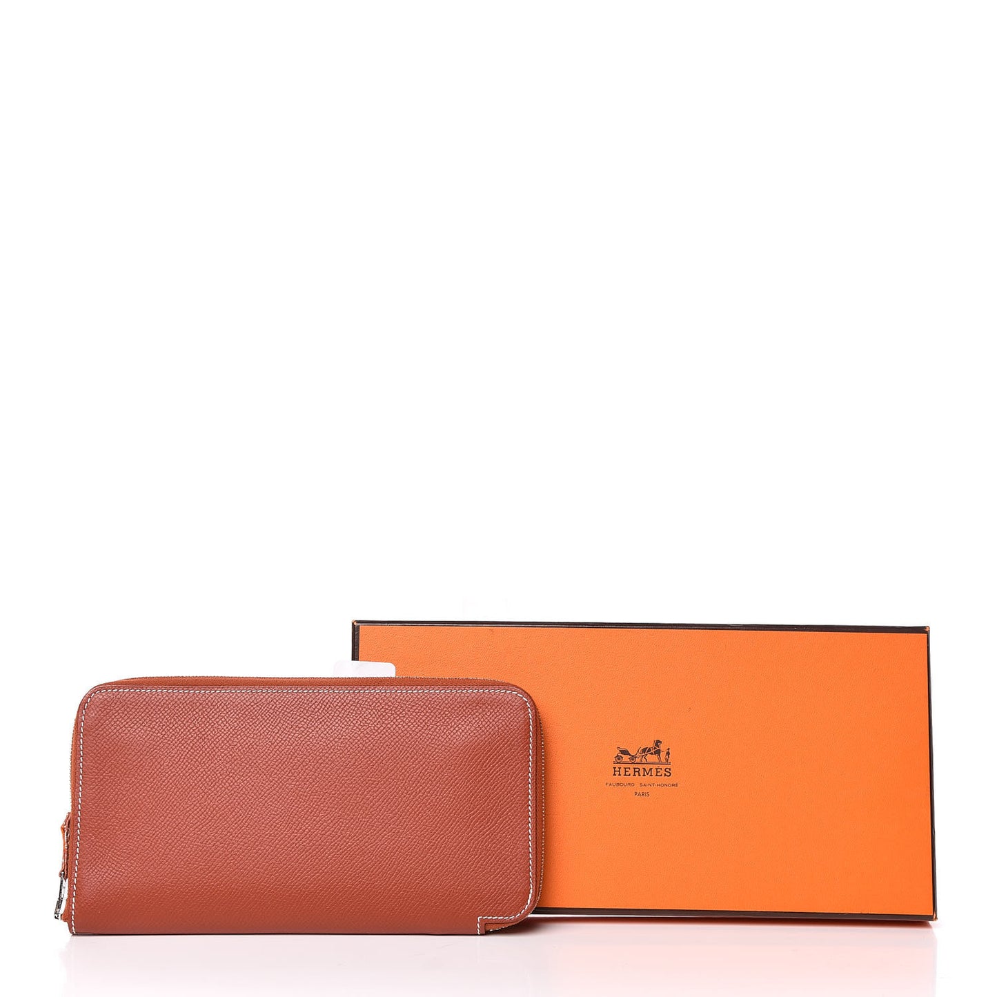 Epsom Silk'In Wallet Brique