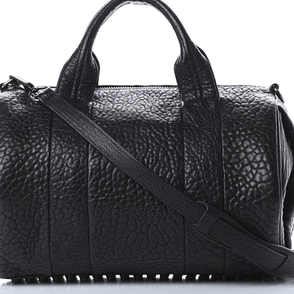 Alexander Wang Pebbled Lambskin Rocco Black Nickel Hardware 7 of 12