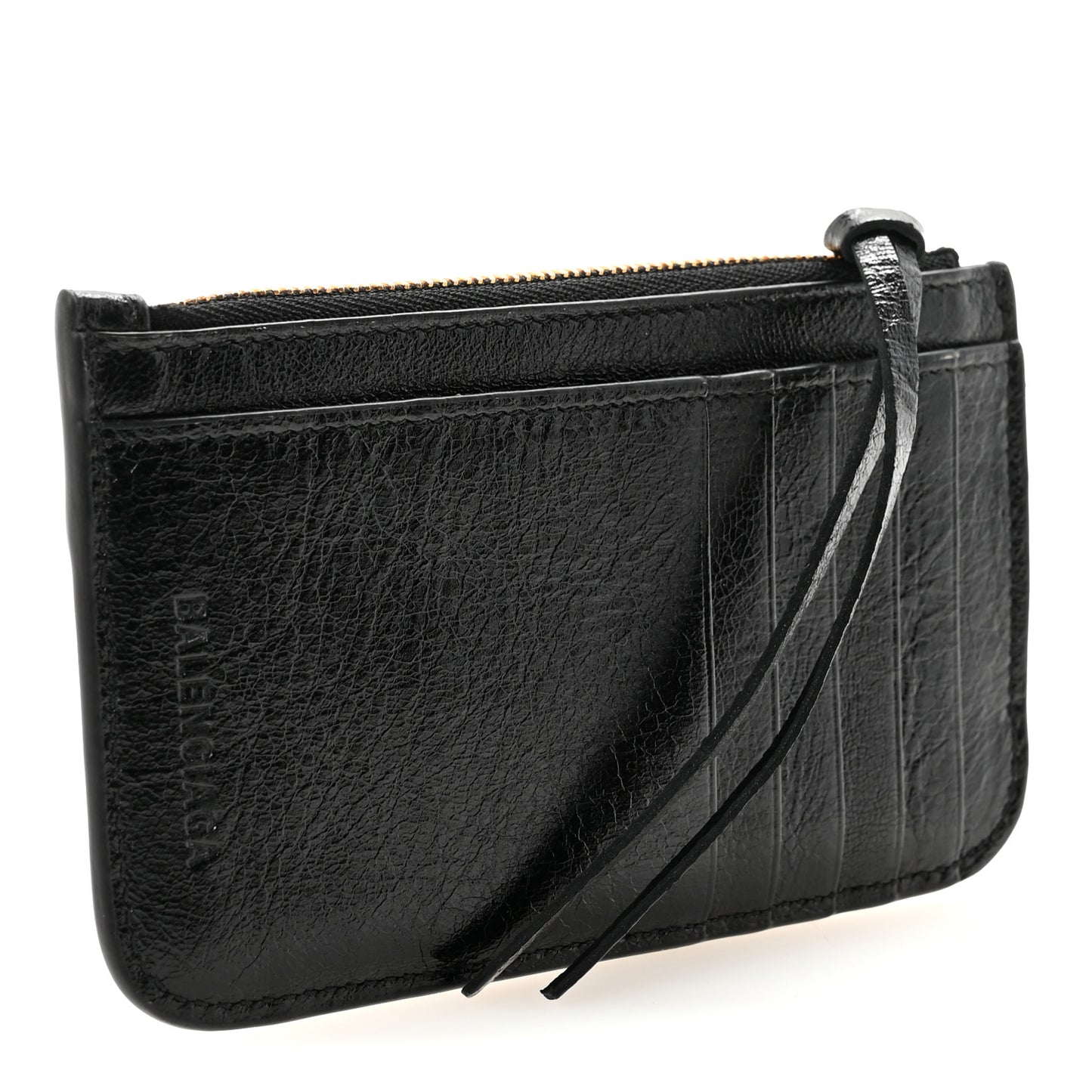 Agneau Le Cagole Coin Card Holder Black