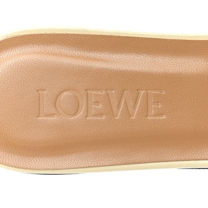 Loewe Calfskin Gate Mule Sandals 37 Milk 7 of 14