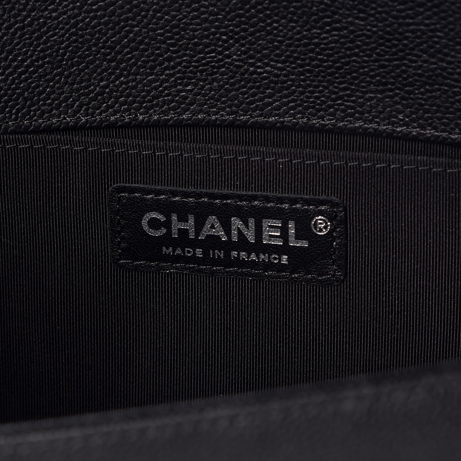 Chanel Caviar Quilted Medium Boy Flap Black 7 of 11