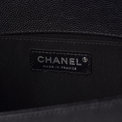 Chanel Caviar Quilted Medium Boy Flap Black 7 of 11