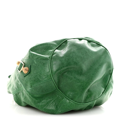 Balenciaga Agneau Giant 21 Gold Hardware Pompon Vert Fluo 5 of 12
