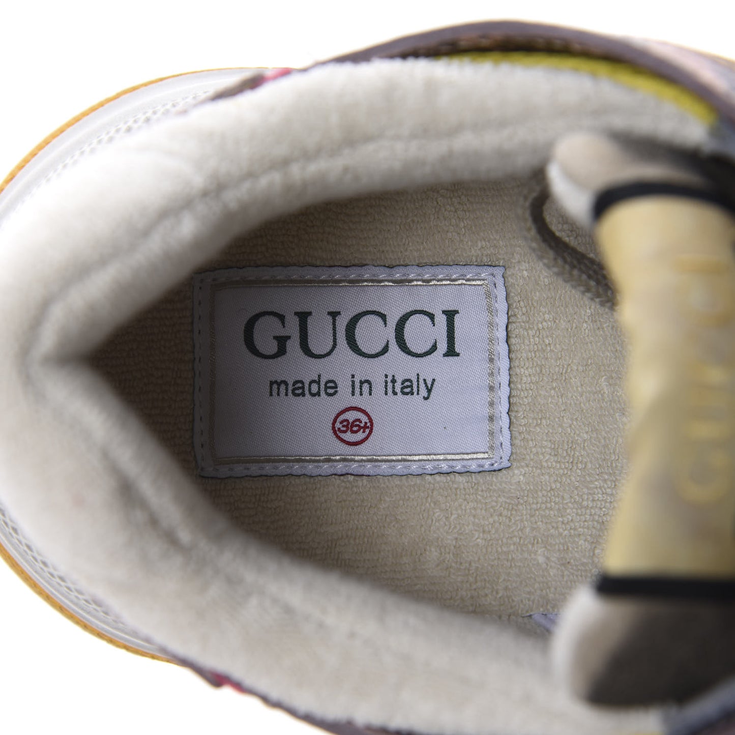 Suede Calfskin Tejus Printed Womens Ultrapace Sneakers 36.5 Pink Silver Oatmeal Yolk