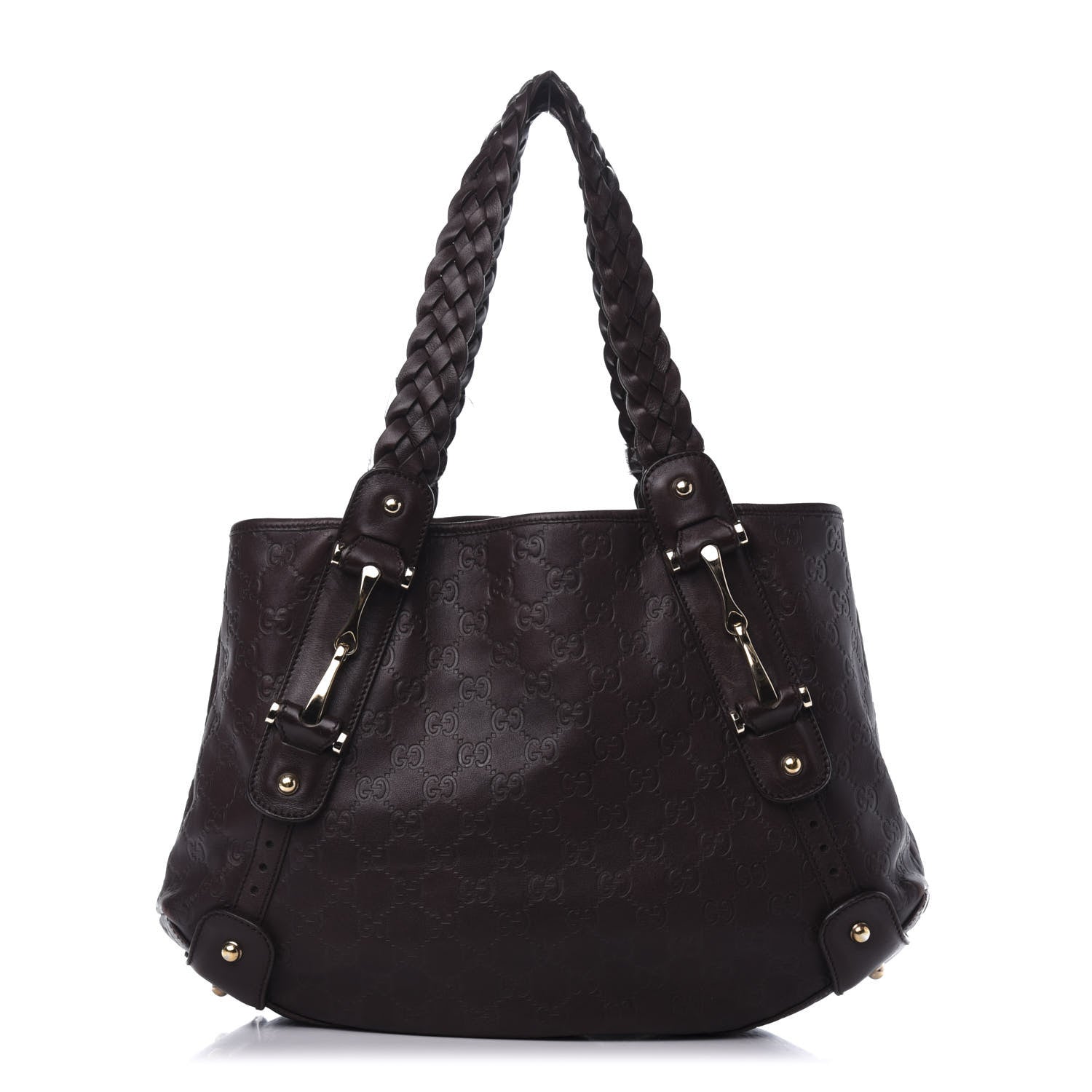 Gucci Guccissima Pelham Shoulder Bag Chocolate 1 of 15