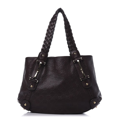 Gucci Guccissima Pelham Shoulder Bag Chocolate 1 of 15