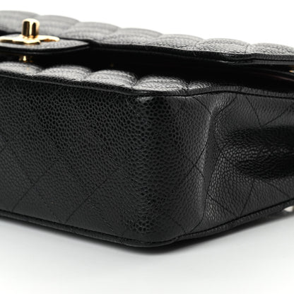 Chanel Caviar Quilted Medium Double Flap Black 10 of 11