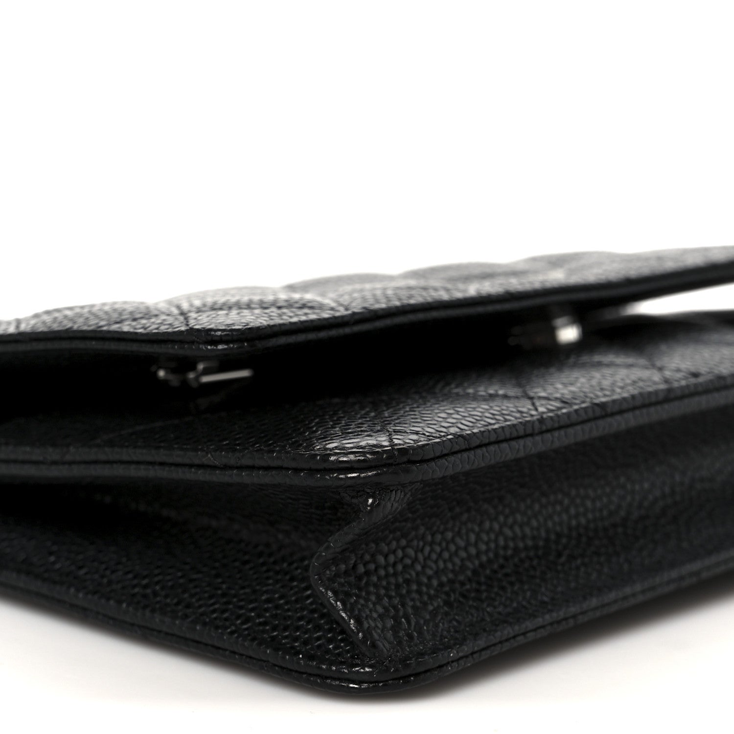 Chanel Caviar Quilted Wallet On Chain WOC Black 11 of 13