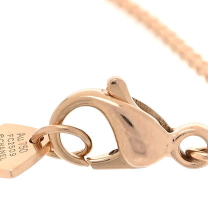Chanel 18K Beige Gold Ruby Coco Crush Station Bracelet 3 of 5