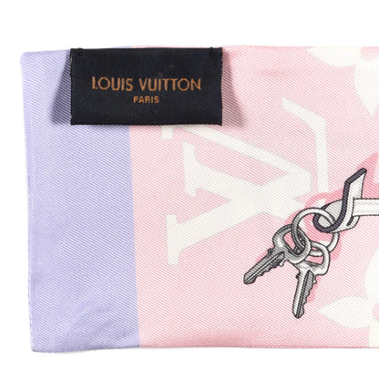 Louis Vuitton Silk Monogram Escale Confidential Bandeau Pink 3 of 3