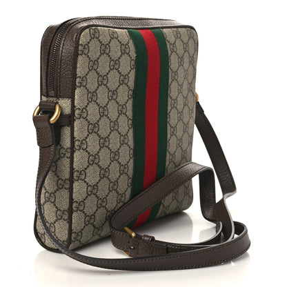 Gucci GG Supreme Monogram Web Small Ophidia Messenger Bag Brown 3 of 8
