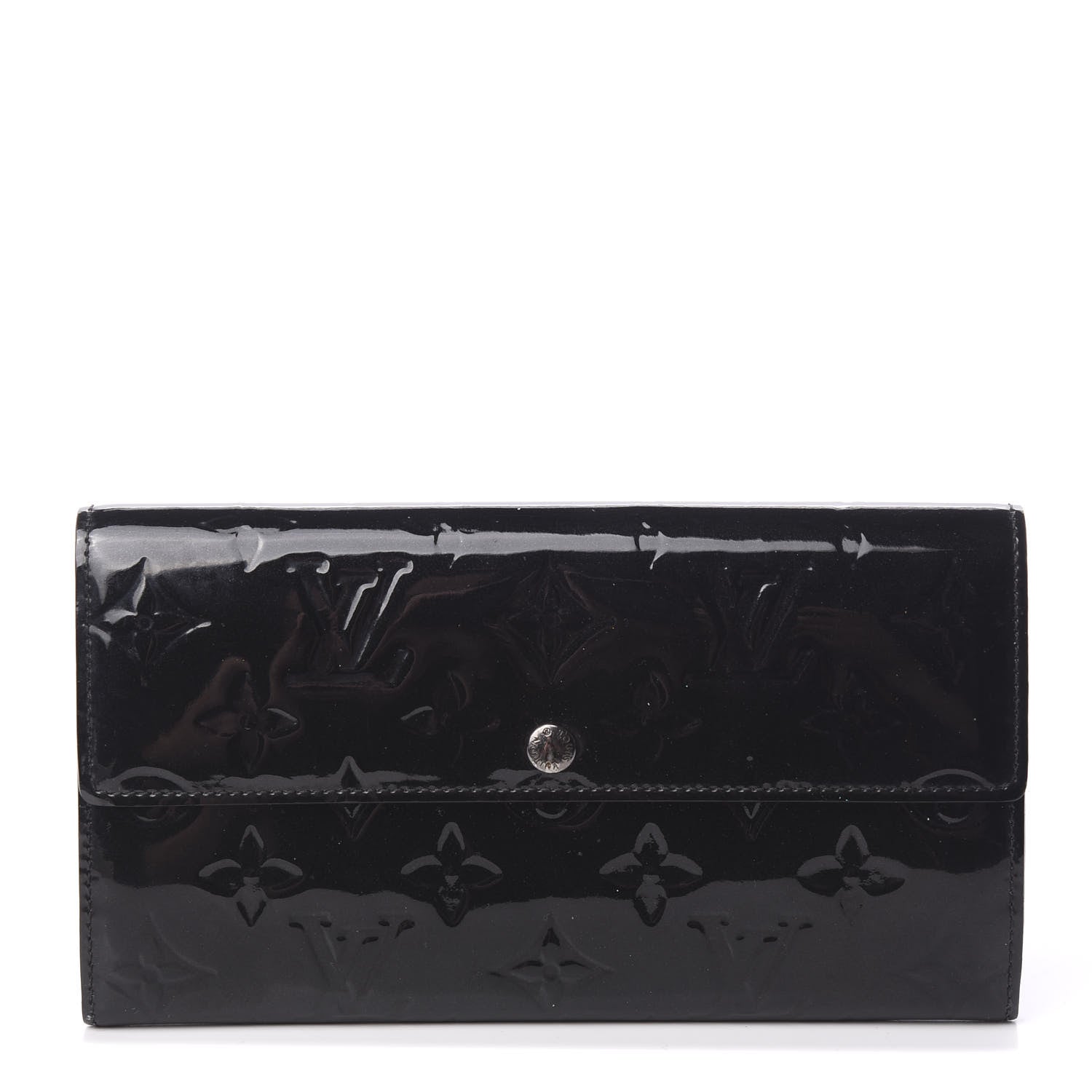 Louis Vuitton Vernis Sarah Wallet Blue Infini 1 of 11