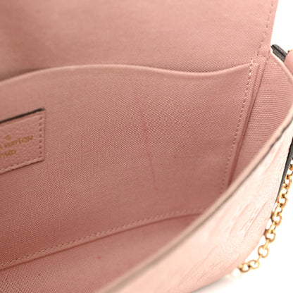 Louis Vuitton Empreinte Pochette Felicie Chain Wallet Rose Poudre 14 of 15