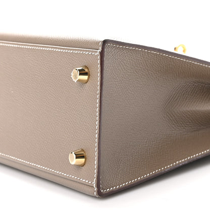 Hermes Epsom Kelly Sellier 25 Etoupe 10 of 11