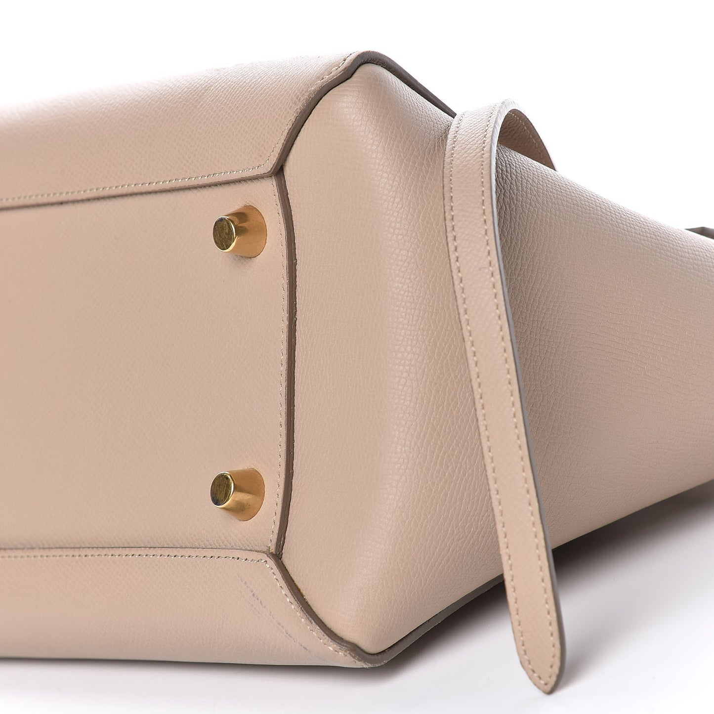 Grained Calfskin Mini Belt Bag Light Taupe
