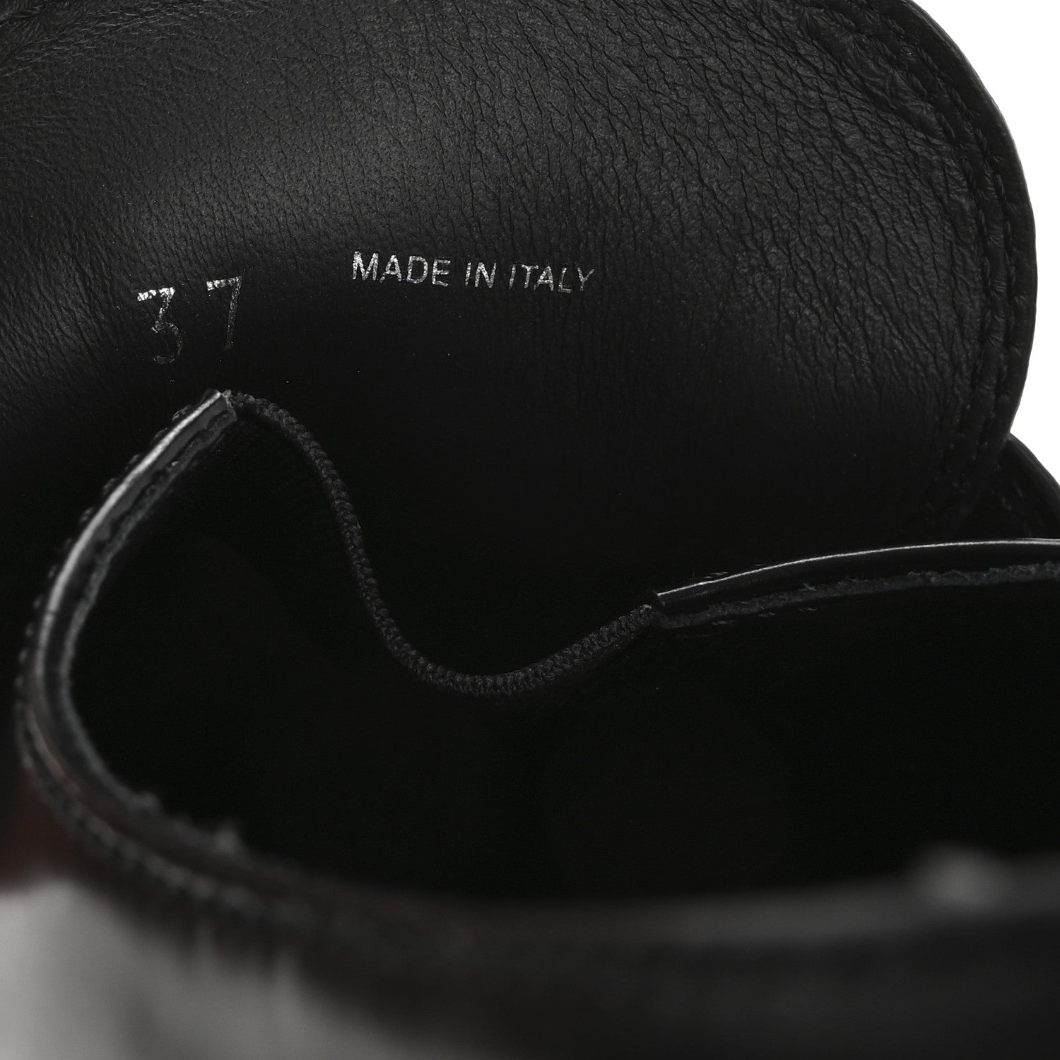 Prada Spazzolato Metal Triangle Logo 50mm Loafers 37 Black 9 of 13