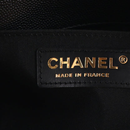 Chanel Caviar Quilted Medium Boy Flap Black 6 of 10
